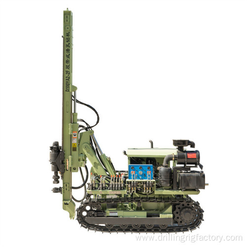 Mine Drill Rig Used Diesel with Air Compressor